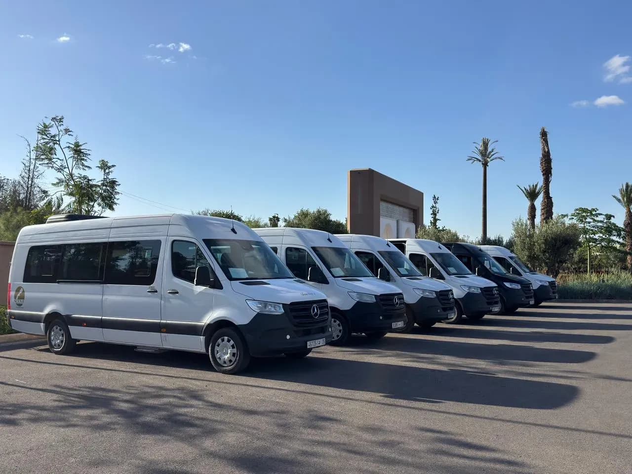 Mercedes-Benz Sprinter 514 private group transfer vehicle in Marrakech